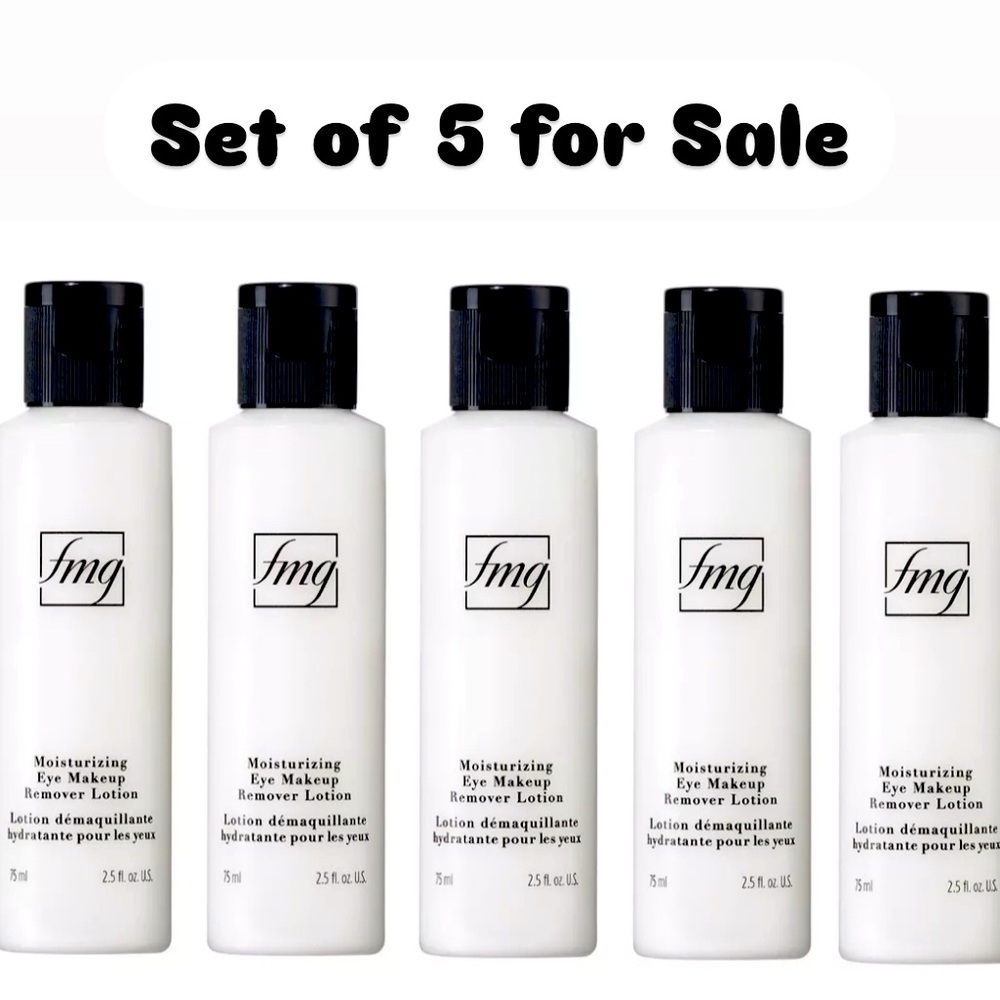 Lot of 5 - Moisturizing Eye Makeup Remover Lotion